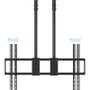 Tooq Soporte de Techo Extensible Doble Mástil 60-120 Pulgadas Negro